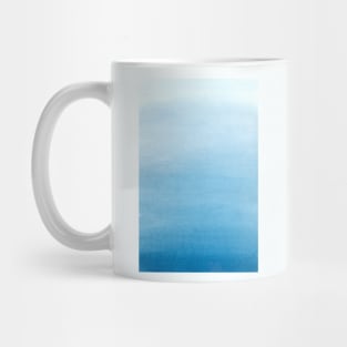 Blue gradient watercolor Mug